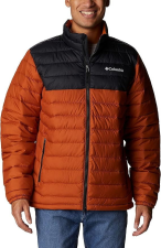 COLUMBIA MEN'S POWDER LITE OMNI HEAT PUFFER JACKET, X-LARGE SIZE