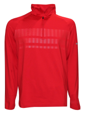COLUMBIA MEN'S OMNI-WICK PICKER GOLF PULLOVER, X-LARGE RED - 1/4-ZIP