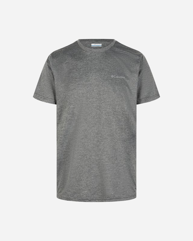 COLUMBIA MEN'S REGULAR FIT SHORT SLEEVE T-SHIRT IN MEDIUM GREY SOLID