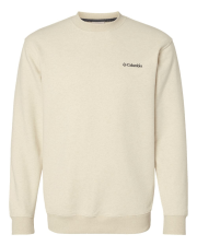 COLUMBIA MEN'S HART MOUNTAIN II CREWNECK PULLOVER - OATMEAL HEATHER, SIZE XXL