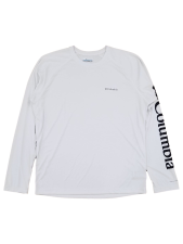 COLUMBIA MEN'S WHITE FORK STREAM PERFORMANCE LONG SLEEVE T-SHIRT - XXL