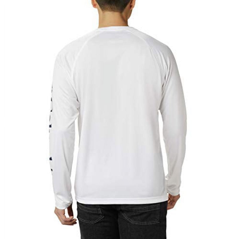 COLUMBIA MEN'S WHITE FORK STREAM PERFORMANCE LONG SLEEVE T-SHIRT - XXL