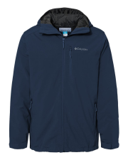 COLUMBIA MEN'S GATE RACER SOFTSHELL JACKET - COLLEGIATE NAVY, SIZE XXL