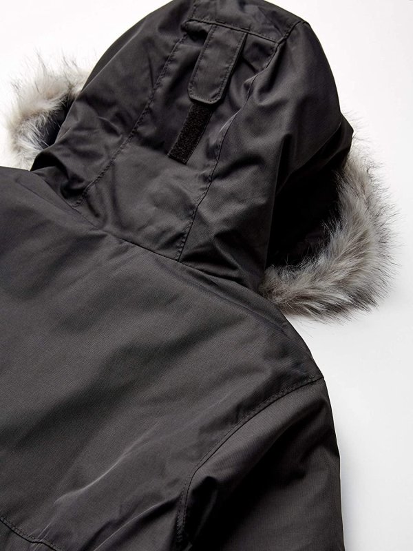 COLUMBIA WOMEN'S BLACK INSULATED LONG JACKET SIZE SMALL - SUTTLE MOUNTAIN