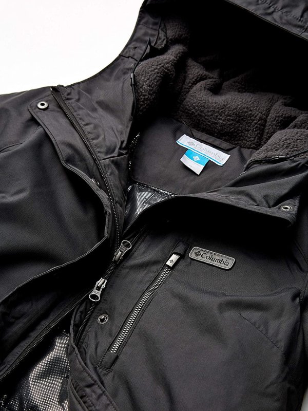 COLUMBIA WOMEN'S BLACK INSULATED LONG JACKET SIZE SMALL - SUTTLE MOUNTAIN