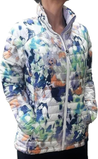 COLUMBIA WOMEN'S WHITE OUT II OMNI-HEAT HOODED JACKET MULTICOLOR XL