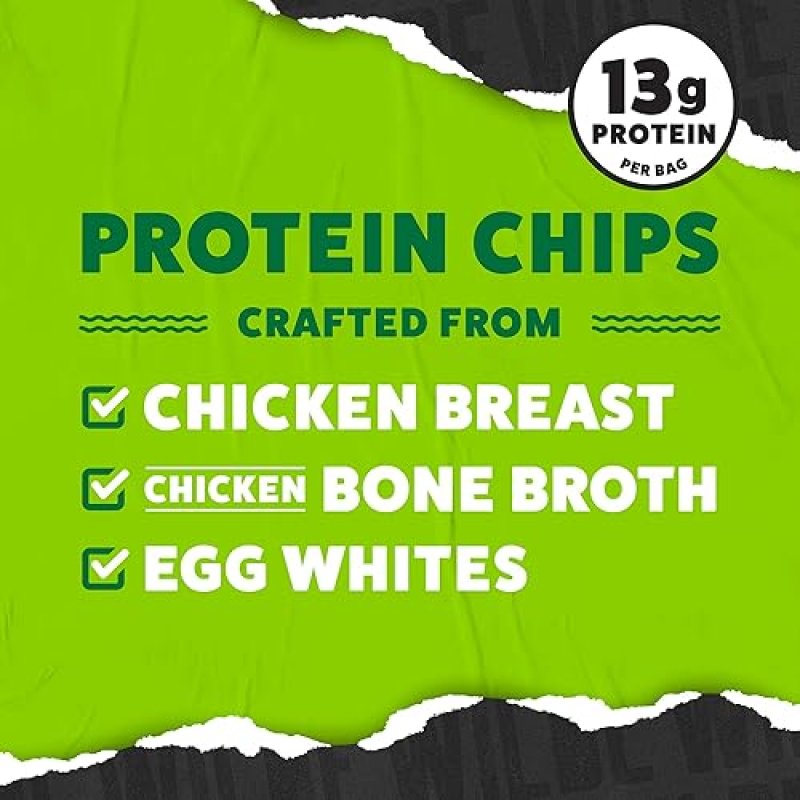 WILDE PROTEIN CHIPS VARIETY PACK - HIGH PROTEIN SNACKS, KETO & GLUTEN-FREE - PACK OF 12