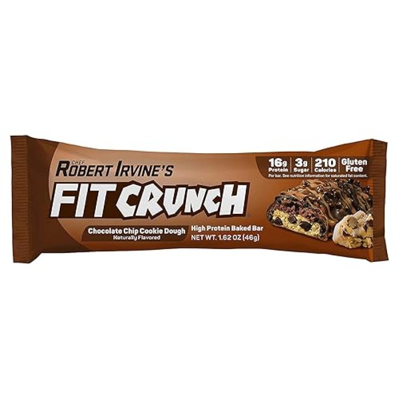 FITCRUNCH SNACK SIZE PROTEIN BARS, 6-LAYER BAKED BAR, LOW SUGAR, GLUTEN-FREE & SOFT CAKE CORE (9 COUNT, FLAVOR LOVERS)