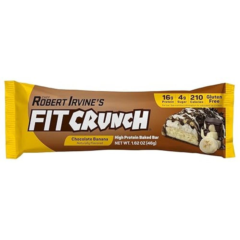 FITCRUNCH SNACK SIZE PROTEIN BARS, 6-LAYER BAKED BAR, LOW SUGAR, GLUTEN-FREE & SOFT CAKE CORE (9 COUNT, FLAVOR LOVERS)