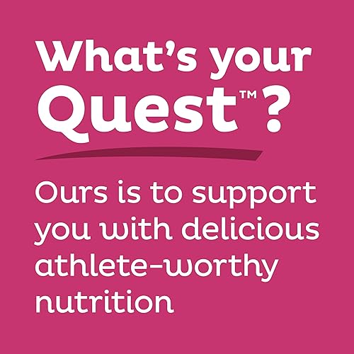 QUEST NUTRITION WHITE CHOCOLATE RASPBERRY BARS - HIGH PROTEIN, LOW CARB, GLUTEN-FREE, KETO-FRIENDLY - 12 PACK