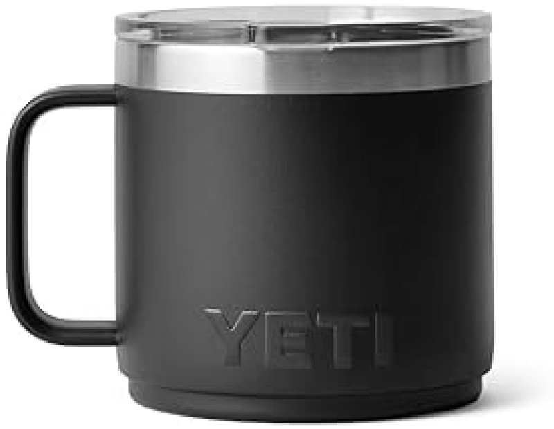 YETI 14 OZ STACKABLE MUG, INSULATED STAINLESS STEEL WITH MAGSLIDER LID