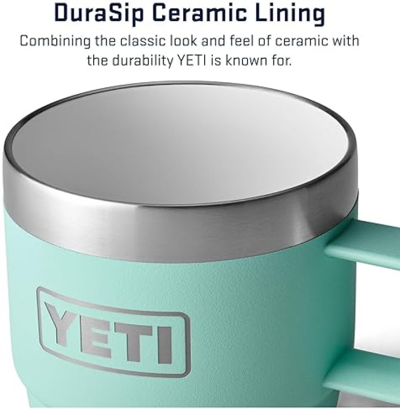 YETI 6 OZ STACKABLE STAINLESS STEEL ESPRESSO/COFFEE MUG, VACUUM INSULATED, 2 PACK