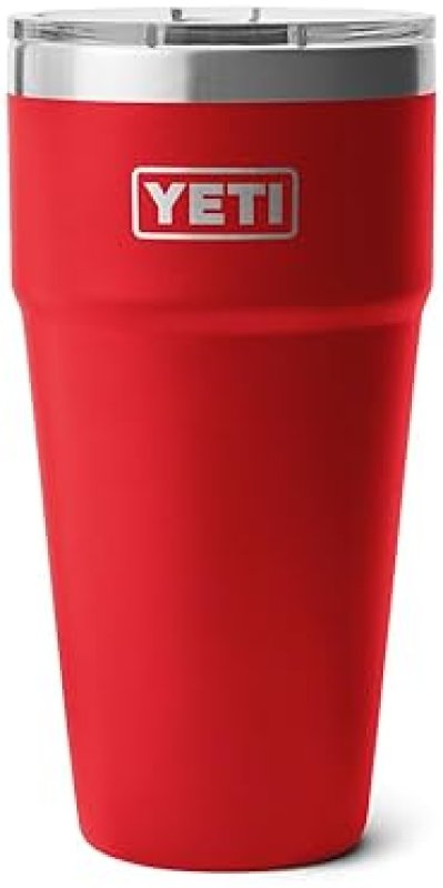 YETI 30 OZ STACKABLE TUMBLER: STAINLESS STEEL, VACUUM INSULATED WITH MAGSLIDER LID
