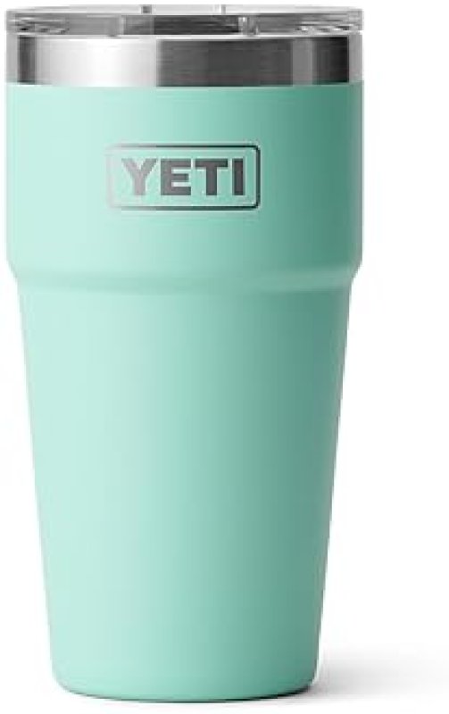 YETI 20 OZ STAINLESS STEEL STACKABLE TUMBLER WITH MAGSLIDER LID