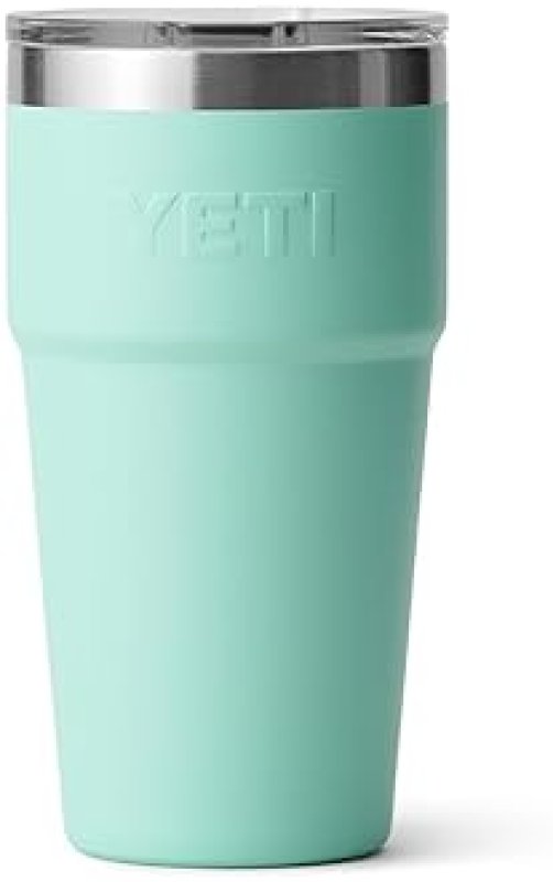 YETI 20 OZ STAINLESS STEEL STACKABLE TUMBLER WITH MAGSLIDER LID