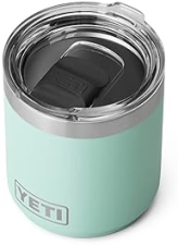 YETI RAMBLER 10 OZ STACKABLE LOWBALL 2.0, VACUUM INSULATED STAINLESS STEEL, SEAFOAM
