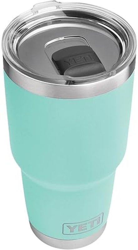 YETI RAMBLER 30 OZ STAINLESS STEEL TUMBLER WITH MAGSLIDER LID - SEAFOAM GREEN