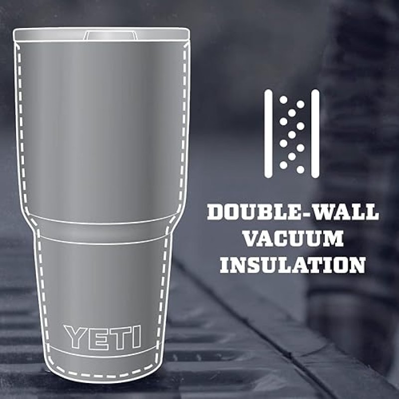 YETI RAMBLER 30 OZ STAINLESS STEEL TUMBLER WITH MAGSLIDER LID - SEAFOAM GREEN