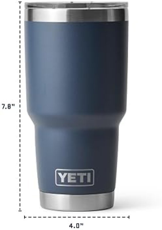 YETI RAMBLER 30 OZ STAINLESS STEEL TUMBLER WITH MAGSLIDER LID - SEAFOAM GREEN