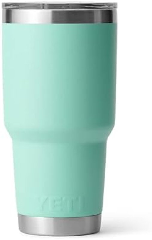 YETI RAMBLER 30 OZ STAINLESS STEEL TUMBLER WITH MAGSLIDER LID - SEAFOAM GREEN