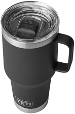YETI 30 OZ TRAVEL MUG | STAINLESS STEEL | VACUUM INSULATED | STRONGHOLD LID