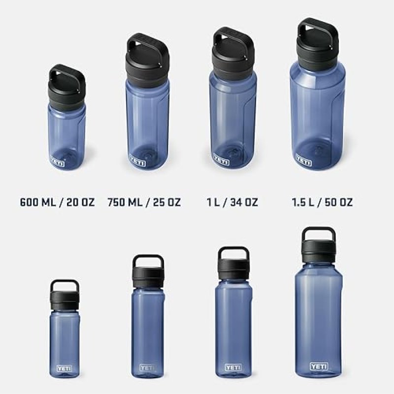 YETI YONDER WATER BOTTLE WITH CHUG CAP - LIGHTWEIGHT, LEAKPROOF, BPA