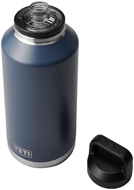 YETI RAMBLER 64 OZ BOTTLE, VACUUM INSULATED, LEAKPROOF, STAINLESS STEEL, CHUG CAP, NAVY - SHOP NOW