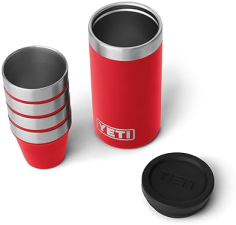 YETI SHOT GLASSES SET OF 4 WITH CARRY CASE