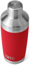 YETI 20 OZ COCKTAIL SHAKER IN STAINLESS STEEL, VACUUM INSULATED - RESCUE RED