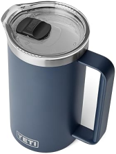 YETI RAMBLER 34 OZ PITCHER, VACUUM INSULATED STAINLESS STEEL WITH MAGSLIDER LID - NAVY