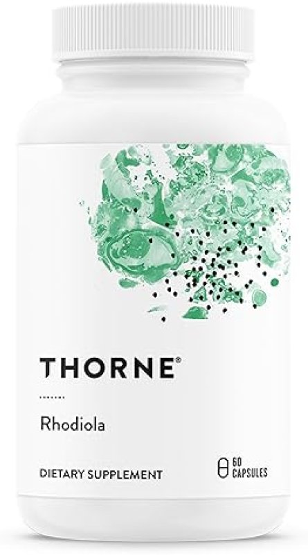 THORNE RHODIOLA CAPSULES - STRESS RELIEF & SLEEP AID - 60 CAPSULES
