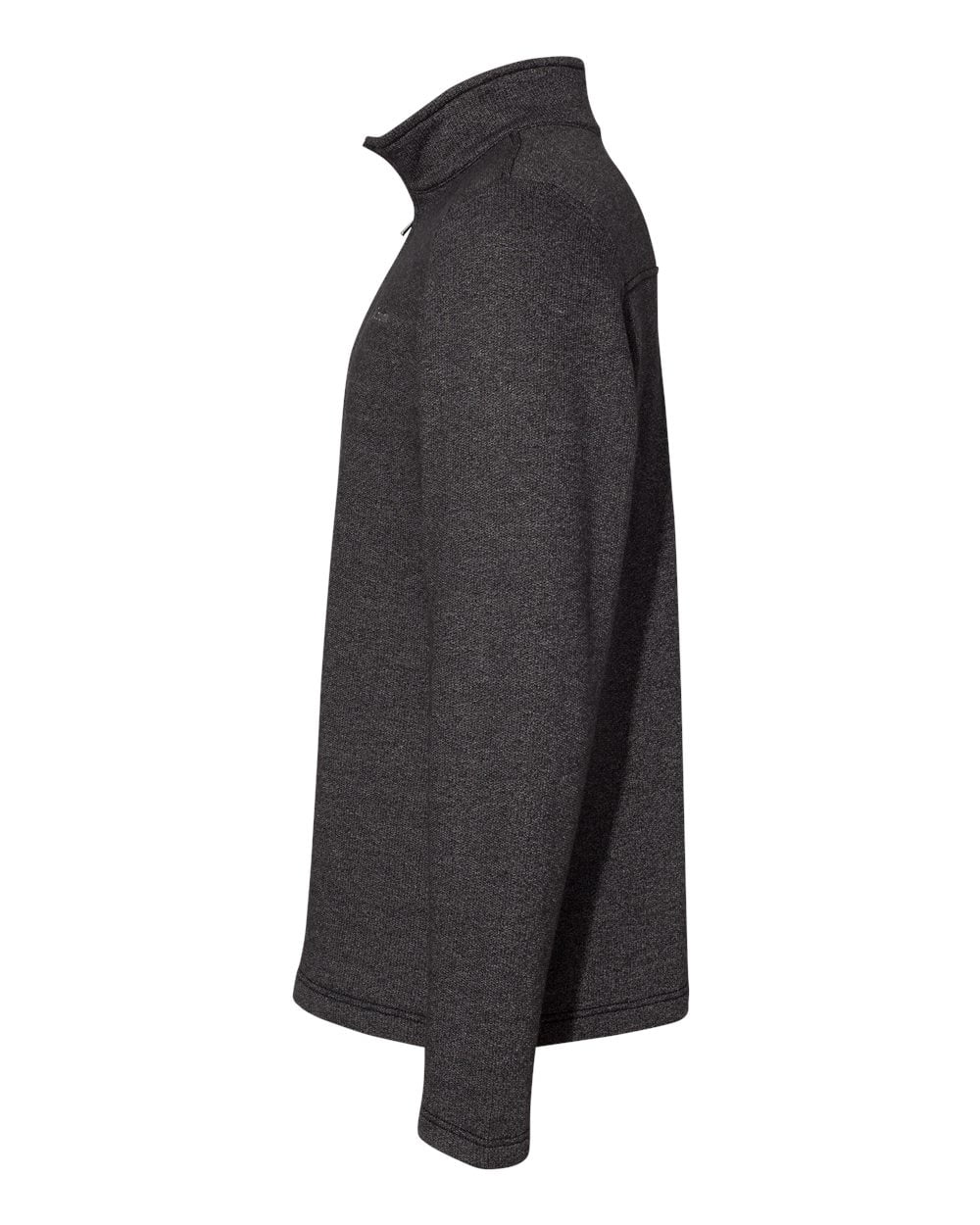 COLUMBIA GREAT HART MOUNTAIN III HALF-ZIP FLEECE - BLACK HEATHER, SIZE S