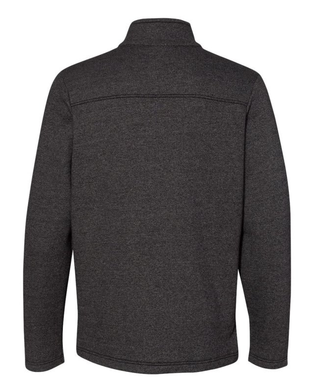 COLUMBIA GREAT HART MOUNTAIN III HALF-ZIP FLEECE - BLACK HEATHER, SIZE S