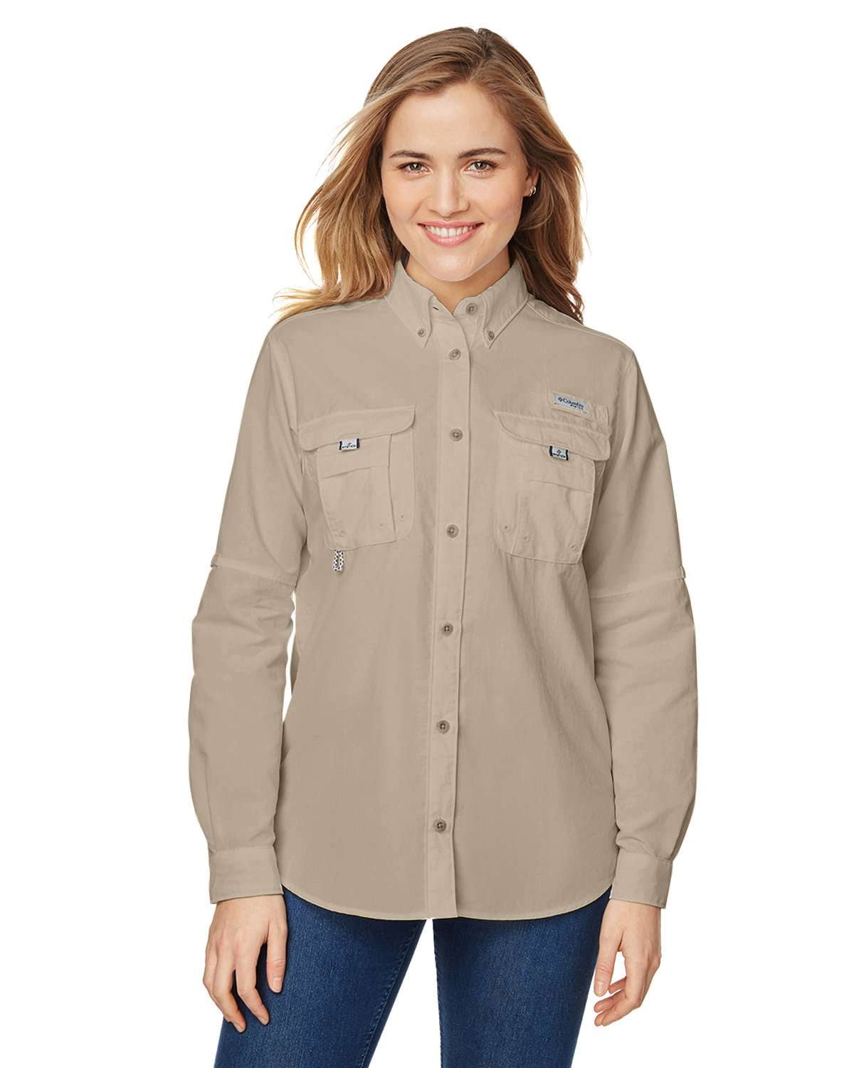 COLUMBIA WOMEN'S BAHAMA LONG SLEEVE SHIRT FOR OUTDOOR ADVENTURES