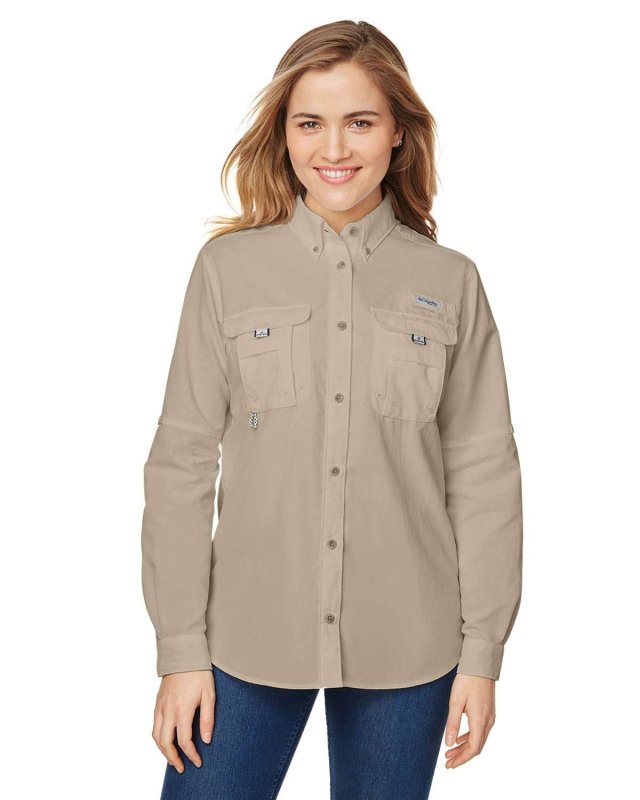 COLUMBIA WOMEN'S BAHAMA LONG SLEEVE SHIRT FOR OUTDOOR ADVENTURES