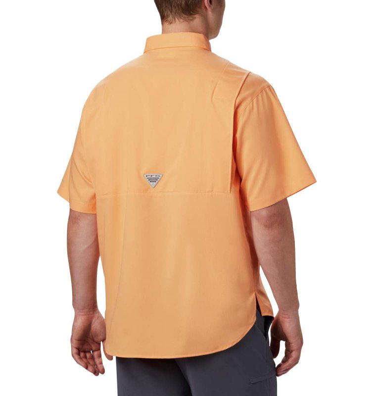 COLUMBIA MEN'S TAMIAMI II SS SHIRT IN BRIGHT NECTAR, SIZE SMALL