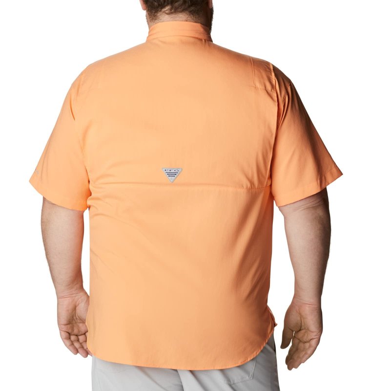 COLUMBIA MEN'S TAMIAMI II SS SHIRT IN BRIGHT NECTAR, SIZE SMALL