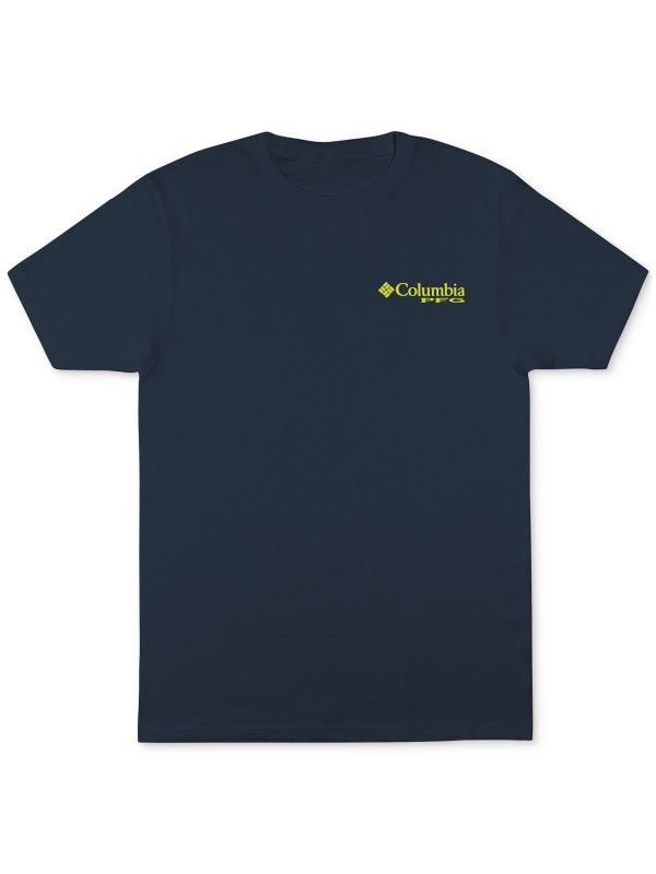 COLUMBIA MEN'S COTTON CREWNECK GRAPHIC T-SHIRT - SPORTSWEAR
