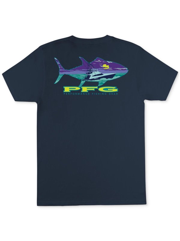 COLUMBIA MEN'S COTTON CREWNECK GRAPHIC T-SHIRT - SPORTSWEAR