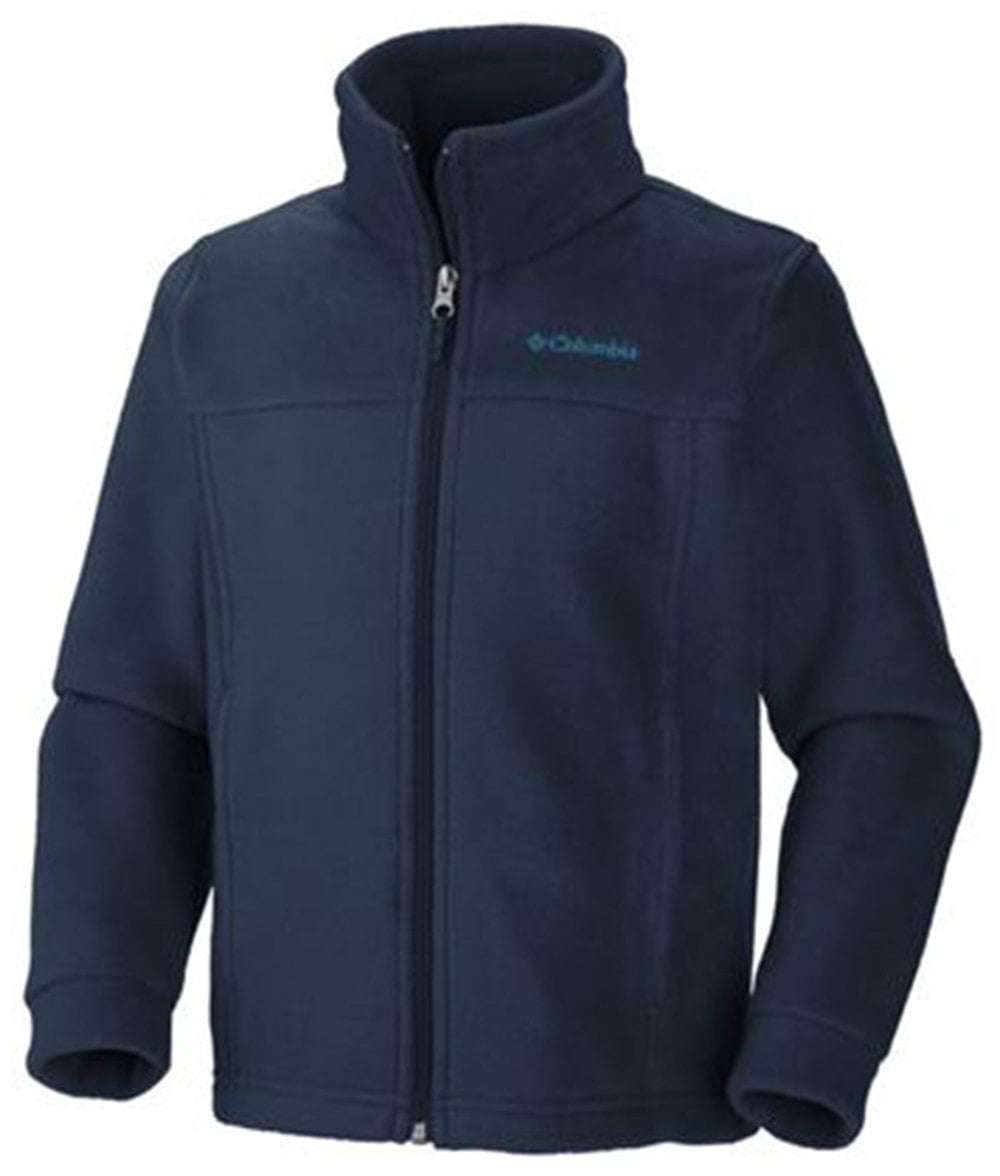 COLUMBIA BOYS STEENS MT II FLEECE JACKET, COLLEGIATE NAVY, MEDIUM SIZE
