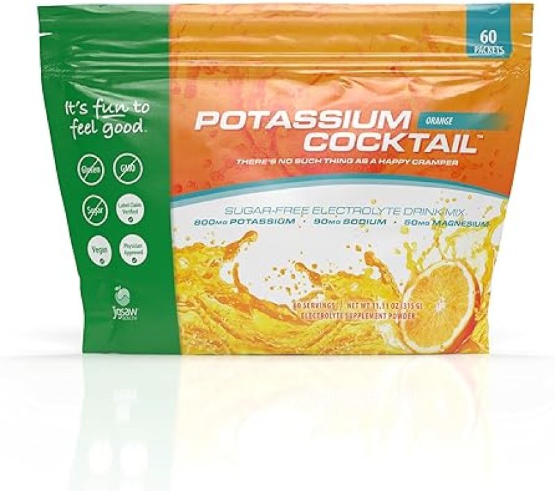 JIGSAW HEALTH ORANGE POTASSIUM COCKTAIL | 60 SERVINGS (PACKETS)