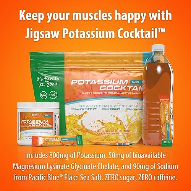 JIGSAW HEALTH ORANGE POTASSIUM COCKTAIL | 60 SERVINGS (PACKETS)