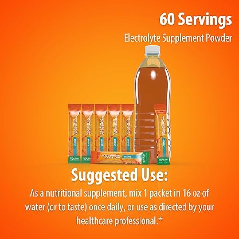 JIGSAW HEALTH ORANGE POTASSIUM COCKTAIL | 60 SERVINGS (PACKETS)