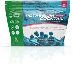 JIGSAW HEALTH POTASSIUM COCKTAIL BLUE RASPBERRY FLAVOR 60 SERVINGS (PACKETS)