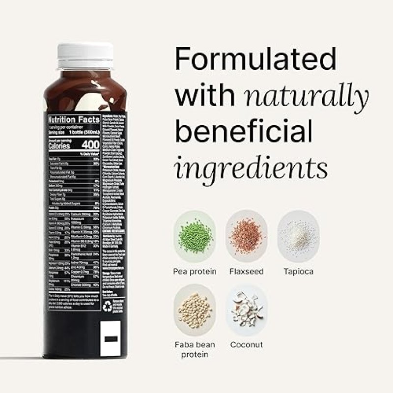 HUEL BLACK EDITION CHOCOLATE READY-TO-DRINK MEAL REPLACEMENT - 35G PROTEIN, 27 VITAMINS, VEGAN, GLUTEN-FREE - 16.9 FL OZ (12 PACK)