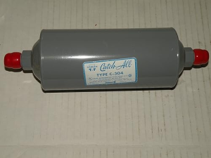 PARKER LIQUID LINE FILTER DRIER, 2-10 TON, SAE FLARE, 30 CU IN - C-304 1/2" - SEO FRIENDLY