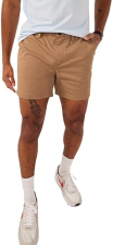 CHUBBIES 5.5" CHINO SHORTS WITH ELASTIC WAISTBAND AND POCKETS