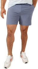 CHUBBIES EVERYWEAR MEN'S SHORTS - CASUAL 6IN INSEAM, ELASTIC WAIST, WATER-RESISTANT, ZIPPER POCKET