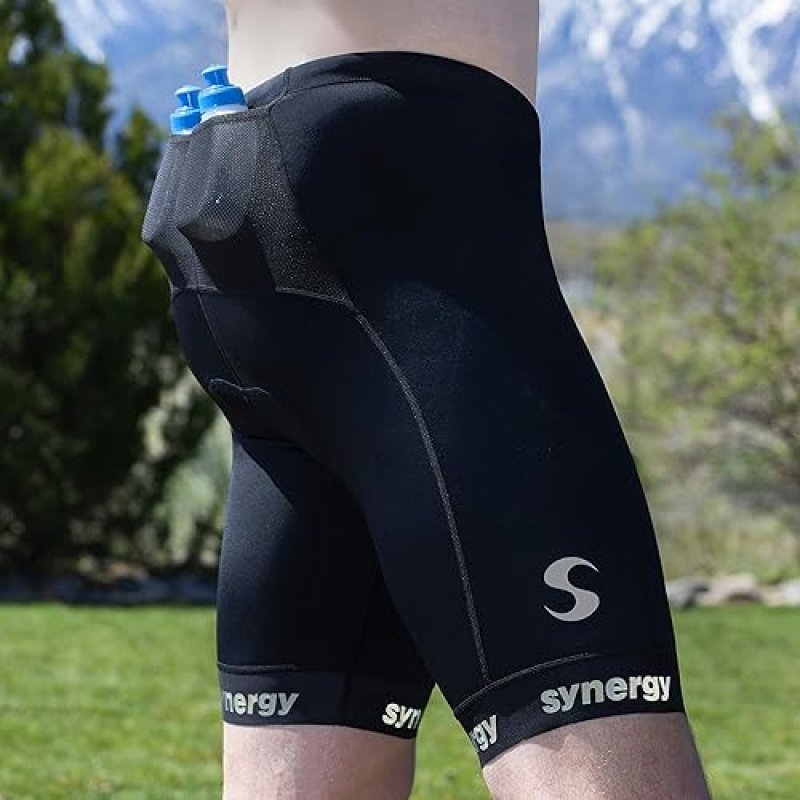 SYNERGY MEN'S TRIATHLON SHORTS BY SYNERGY - PERFORMANCE AND COMFORT