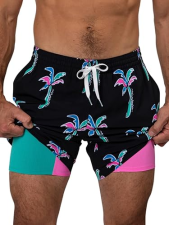 CHUBBIES MEN'S 7 INCH SWIM TRUNKS WITH ELASTIC WAIST AND UPF 50+ PROTECTION